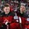 COLOGNE, GERMANY - MAY 20: Canada's Nate MacKinnon #29 and Brayden Schenn #10 celebrate after a 4-2 semifinal round win over Russia at the 2017 IIHF Ice Hockey World Championship. (Photo by Andre Ringuette/HHOF-IIHF Images)

